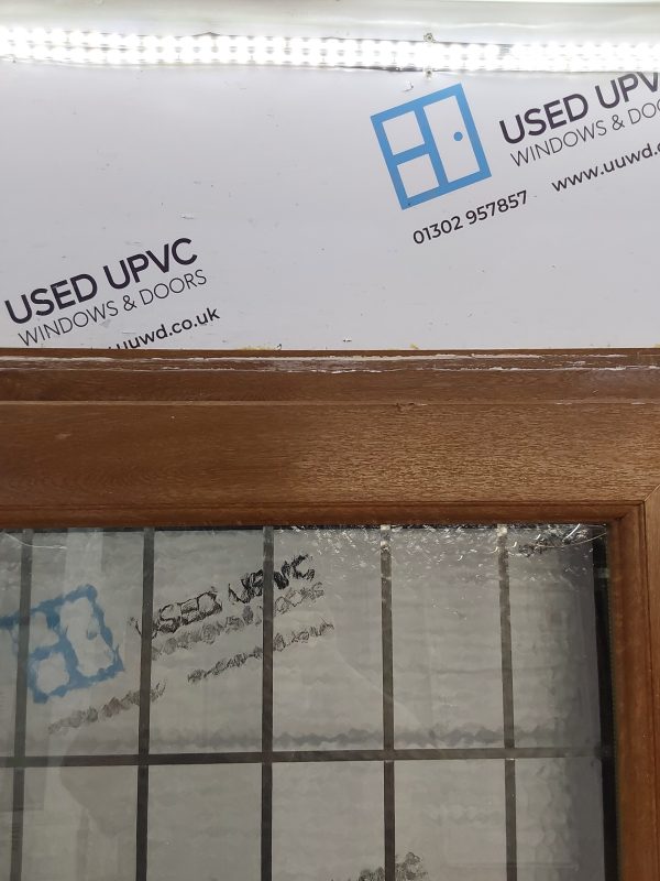 Used Oak Upvc Back Door 900mm x 2100mm C7D038 - Image 14