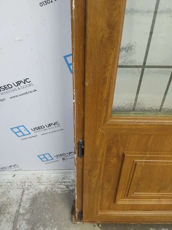 Used Oak Upvc Back Door 900mm x 2100mm C7D038 - Image 16