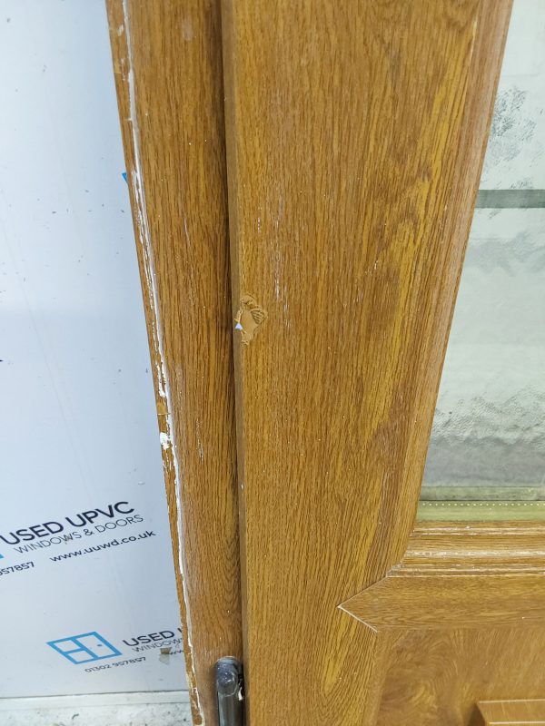 Used Oak Upvc Back Door 900mm x 2100mm C7D038 - Image 17