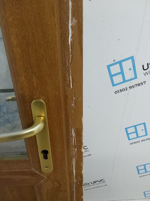Used Oak Upvc Back Door 900mm x 2100mm C7D038 - Image 19