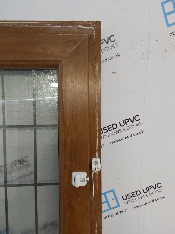 Used Oak Upvc Back Door 900mm x 2100mm C7D038 - Image 20