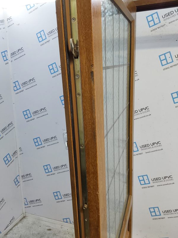 Used Oak Upvc Back Door 900mm x 2100mm C7D038 - Image 4