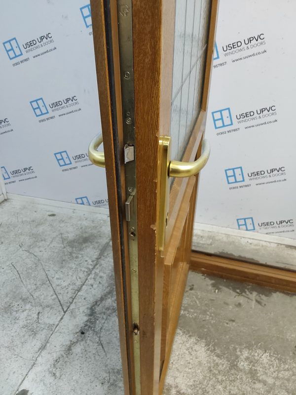 Used Oak Upvc Back Door 900mm x 2100mm C7D038 - Image 5