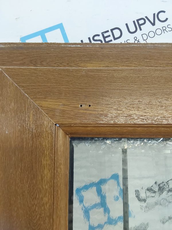 Used Oak Upvc Back Door 900mm x 2105mm C7D039 - Image 7
