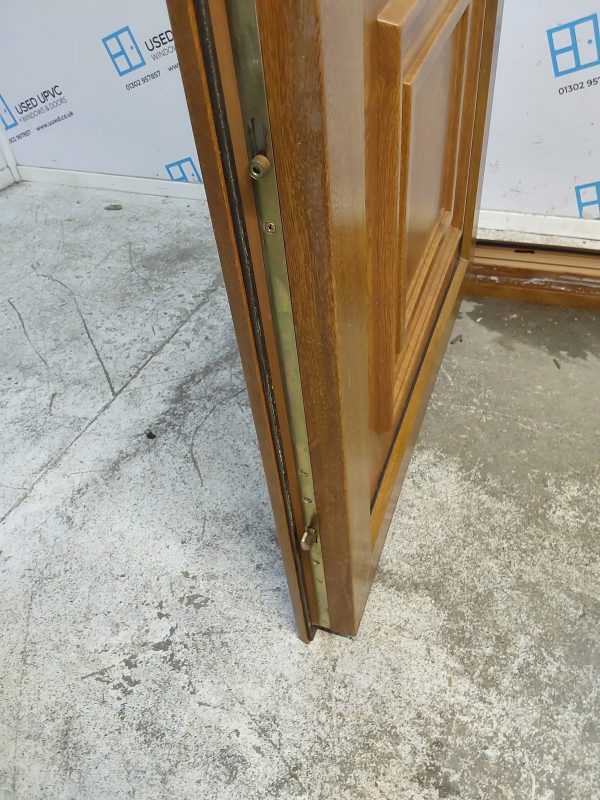 Used Oak Upvc Back Door 900mm x 2105mm C7D039 - Image 6