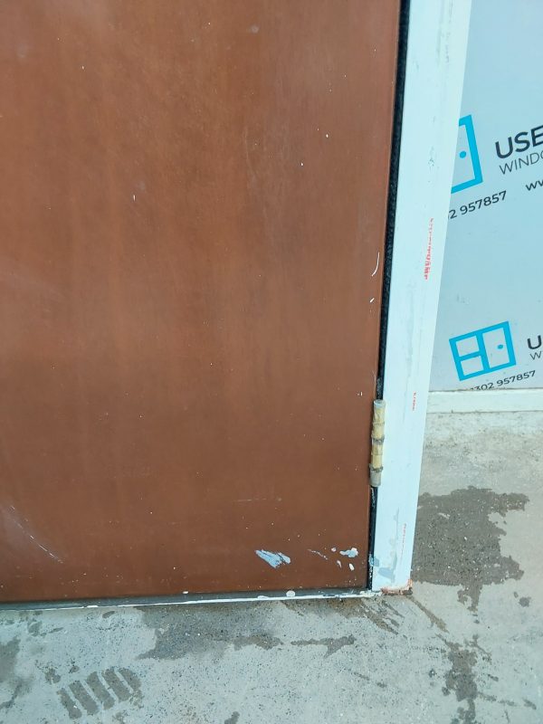 Used Brown Composite Back Door 880mm x 1990mm 0675 - Image 7