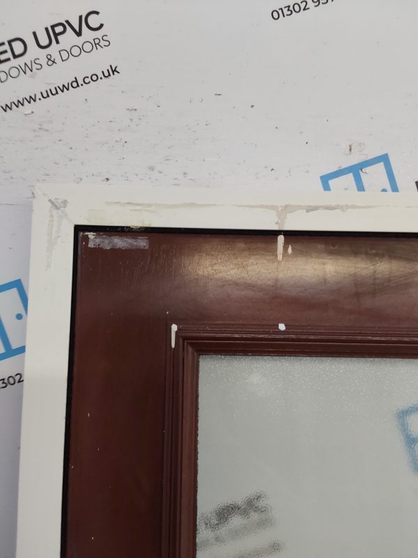 Used Brown Composite Back Door 880mm x 1990mm 0675 - Image 10