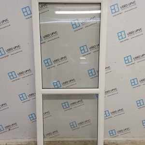 Used White Upvc Window 870mm x 1975mm C12W008