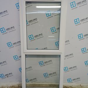 Used White Upvc Window 890mm x 1995mm C12W029