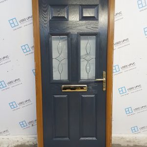 Used Anthracite Grey Composite Front Door 925mm x 2045mm C6013