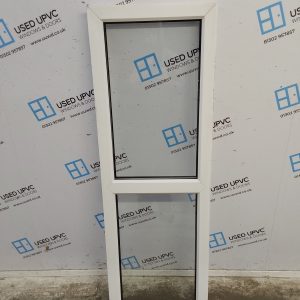 Used White Upvc Window 470mm x 1440mm NWS028