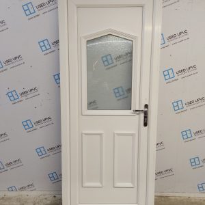 Used White Upvc Back Door 870mm x 2125mm 0790