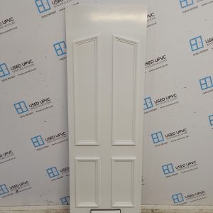 Used White Upvc Front Door Panel 605mm x 1815mm x 28mm UFDP0051