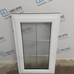 Used White Upvc Window 635mm x 1040mm C4W059