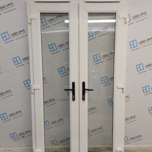 Used White Upvc French Doors 1190mm x 2060mm EA34