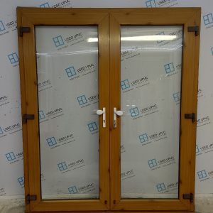 Used Oak Upvc French Doors 1795mm x 2110mm EA37