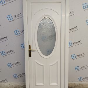 Used White Upvc Back Door 870mm x 2090mm 0570
