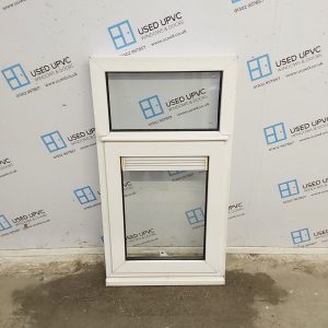 Used White Upvc Window 605mm x 1120mm C4W098