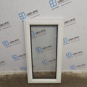 Used White Upvc Window 615mm x 1170mm C2124