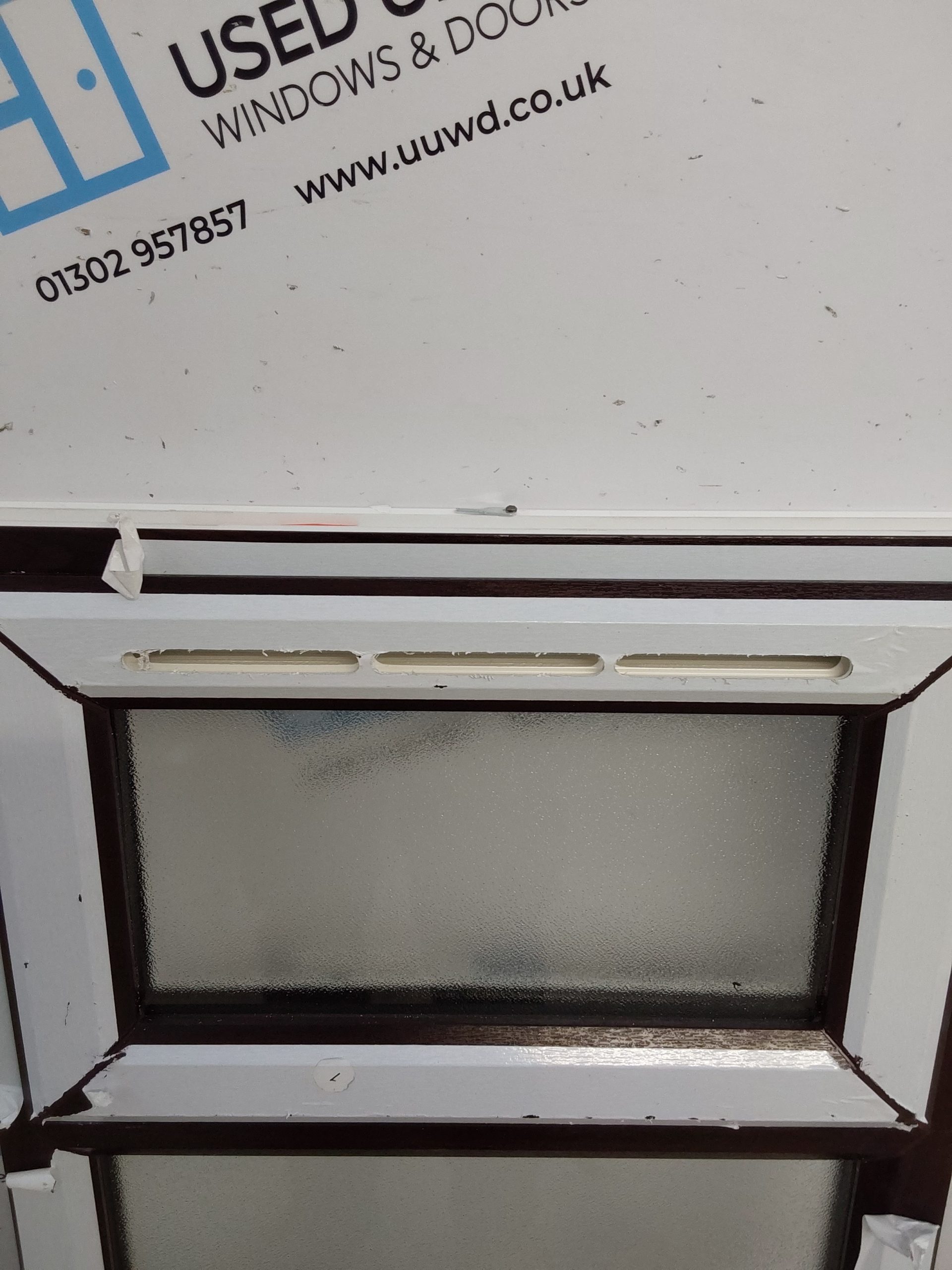 Brand New Rosewood Upvc Window 590mm x 1005mm NWS069 | Used UPVC ...