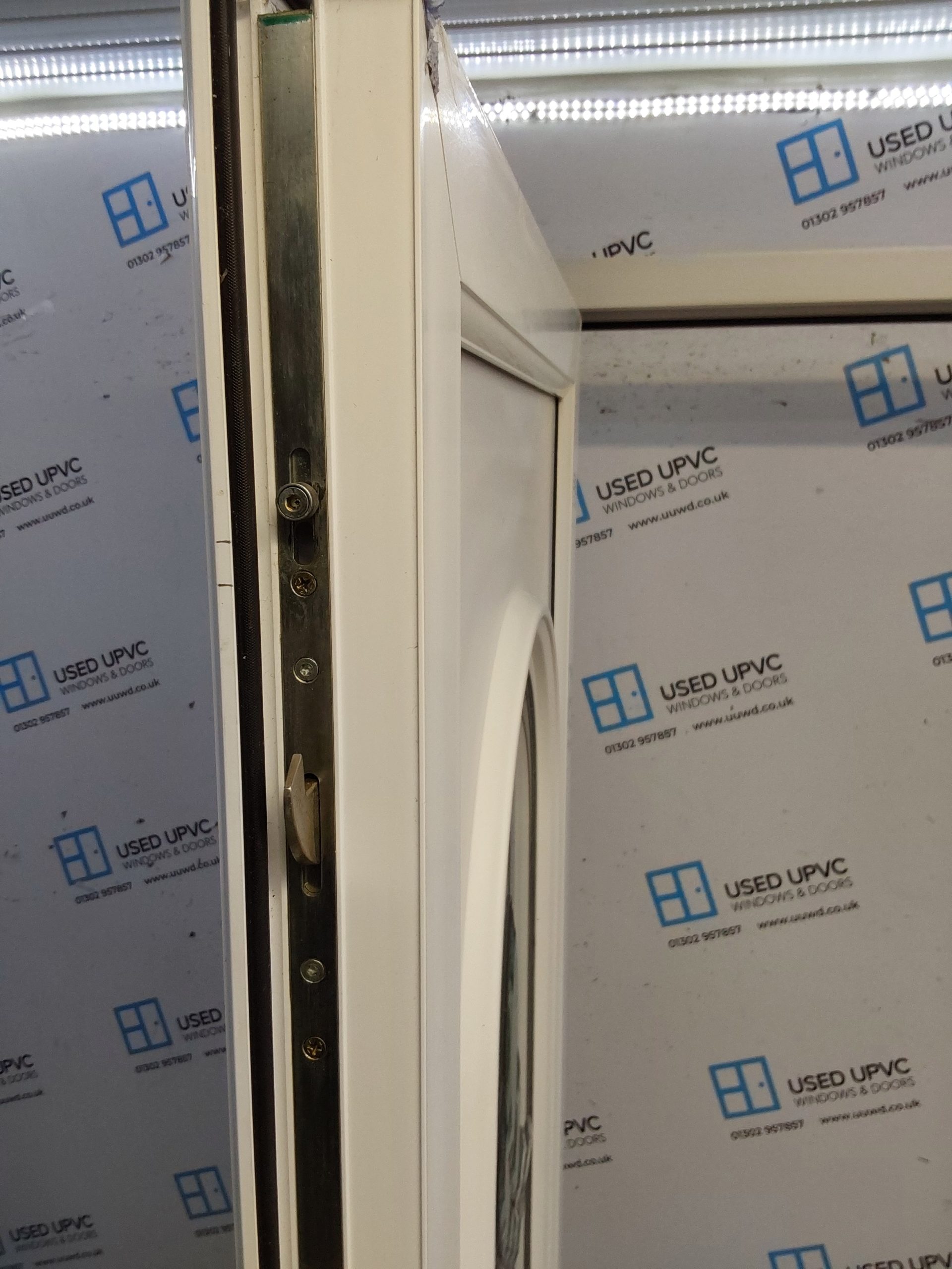 Used White Upvc Front Door And Side Panel 1210mm x 2065mm DS008 | Used ...