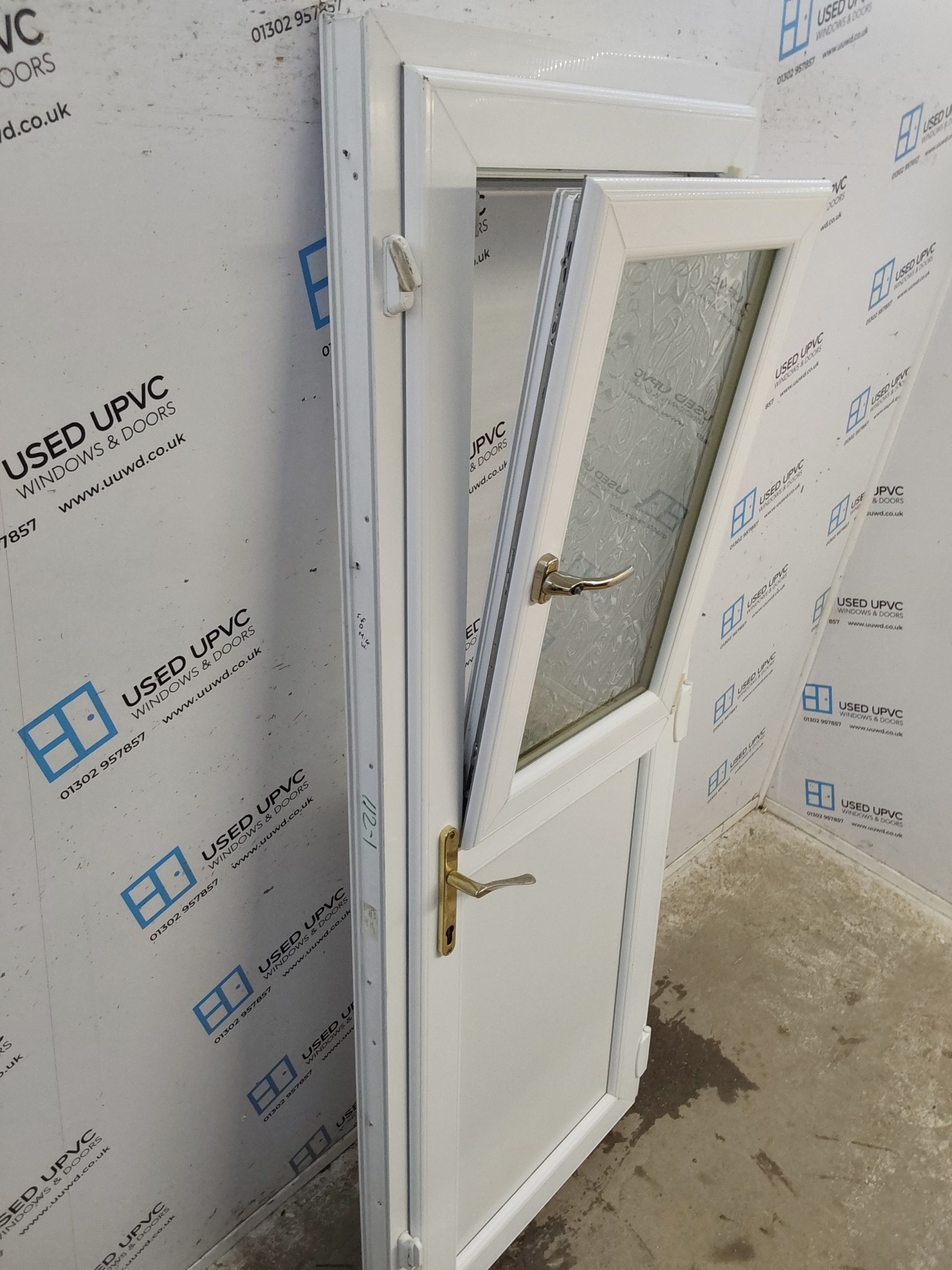 Used White Upvc Stable Door 850mm X 2085mm 0174 Used UPVC Windows Doors used-white-upvc-stable-door-850mm-x-2085mm-0174-used-upvc-windows-doors