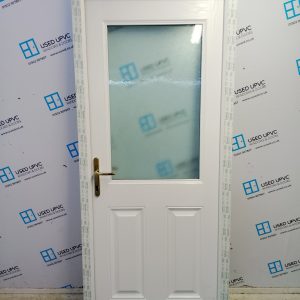Brand New White Composite Back Door 895mm x 2070mm SC2ND040
