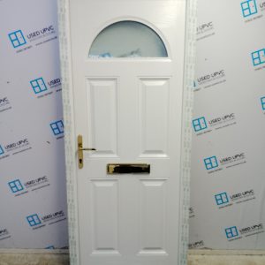 Brand New White Composite Front Door 870mm x 2060mm SC2ND042