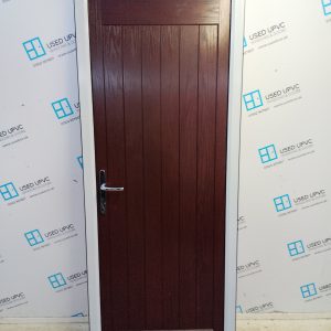 Brand New Rosewood Composite Back Door 830mm x 2040mm SC2ND044
