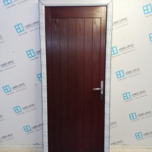 Brand New Rosewood Composite Back Door 835mm x 2045mm SC2ND052