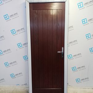 Brand New Rosewood Composite Back Door 830mm x 2060mm SC2ND058