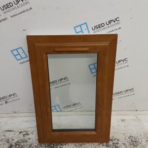 Brand New Oak Upvc Window 600mm x 900mm W0178