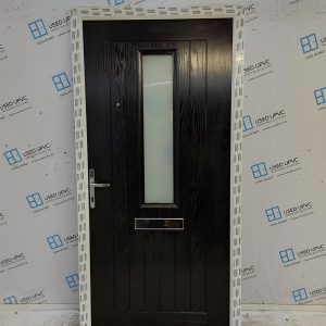 Brand New Black Composite Back Door 1000mm x 2070mm SC2ND065