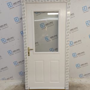 Brand New White Composite Back Door 1020mm x 2070mm SC2ND001