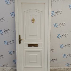 Used White Upvc Front Door 900mm x 2085mm 0057