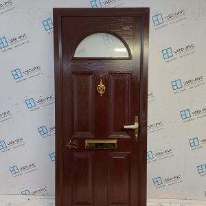 Brand New Brown Composite Front Door 880mm x 2100mm SC2ND037