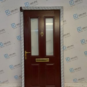 Brand New Rosewood Composite Front Door 1000mm x 2080mm ND122