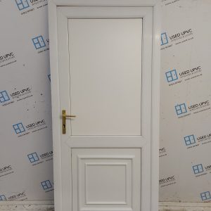 Used White Upvc Back Door 895mm x 2005mm 0411