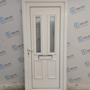 Used White Upvc Front Door 920mm x 2065mm 0557