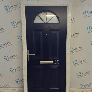 Brand New Dark Blue Composite Front Door 1005mm x 2080mm (Reduce To 985mm x 2070mm) C1ND41