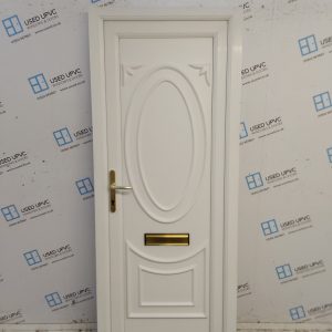 Used White Upvc Front Door 815mm x 2035mm 0733