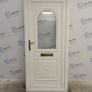 Used White Upvc Front Door 920mm x 2060mm 0042
