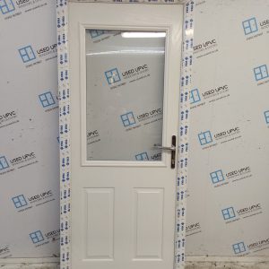 Brand New White Composite Back Door 890mm x 2040mm SC2ND009