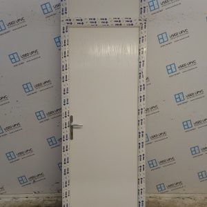 Brand New White Composite Back Door And Toplight 810mm x 2395mm ND95
