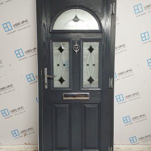 Used Anthracite Grey Composite Front Door (Outwards Opening) 890mm x 2040mm 0312