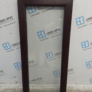 Used Rosewood Upvc Window 585mm x 1300mm SC3W085