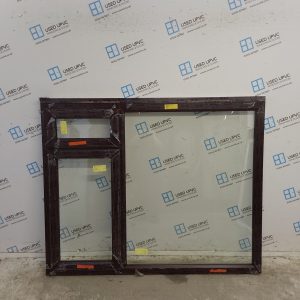 Brand New Rosewood Upvc Window 1785mm x 1455mm (Reduce To 1410mm) C8W16