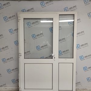 Used White Upvc Back Door And Side Panel (Outwards Opening) 1450mm x 2095mm DS038