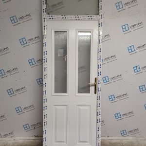 Brand New White Composite Back Door 835mm x 2360mm ND133