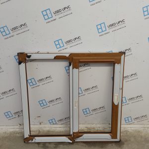 Brand New Oak Upvc Window (Unglazed) 1190mm x 1105mm OBS003